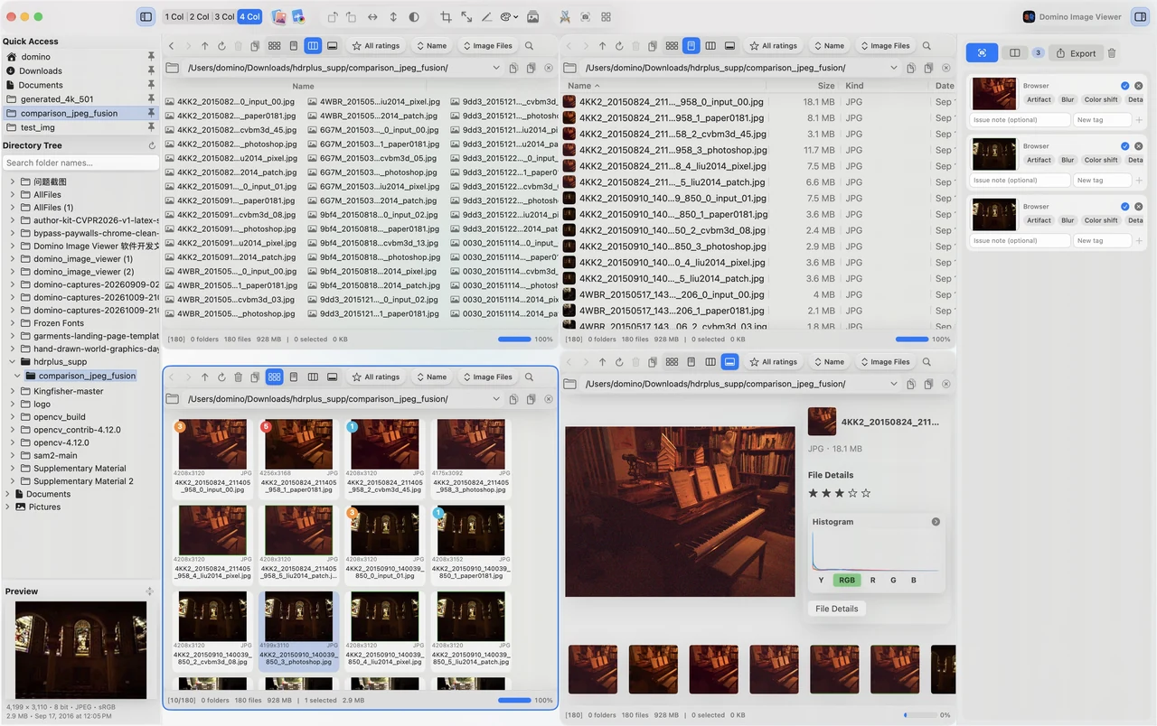 Several folders. One browser.